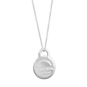Tiffany Return to Tiffany Round Pendant Necklace Silver CO